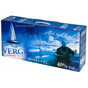 Vergi Vodka 40% 10x50cl PET