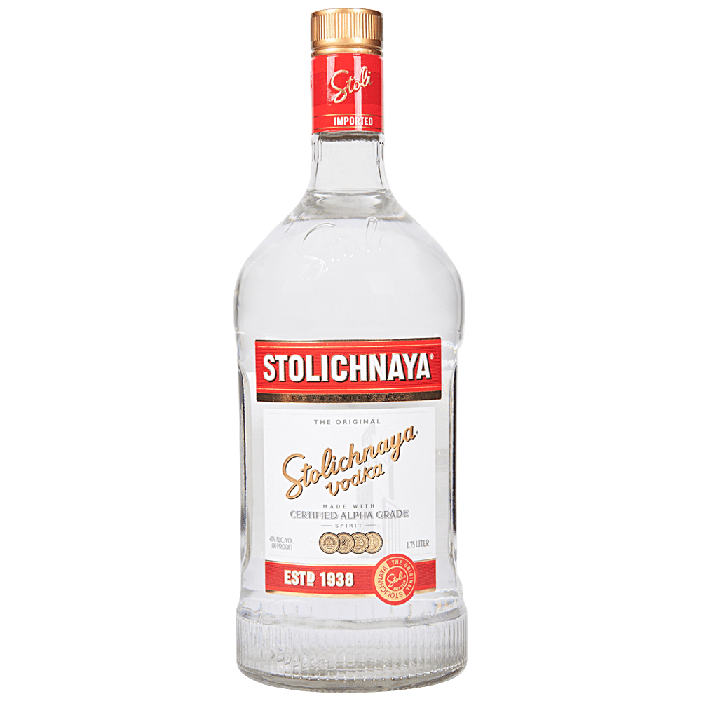 Stolichnaya  Vodka  40% 175cl