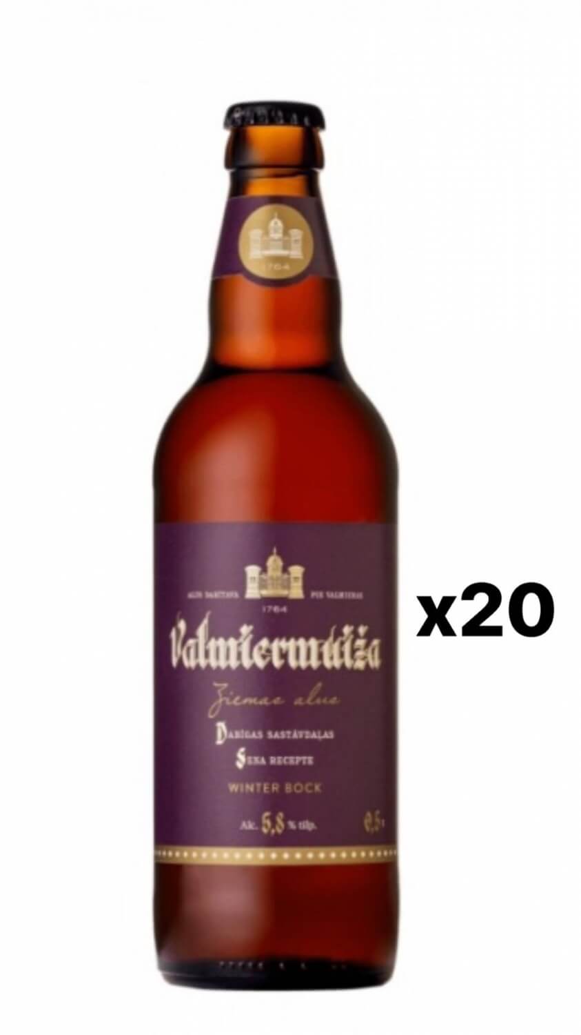 Valmiermuiža ZIEMA Dark Beer 5.8% 20x50cl