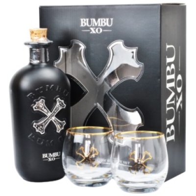 Bumbu Rum XO 40% 70cl + 2 glāzes