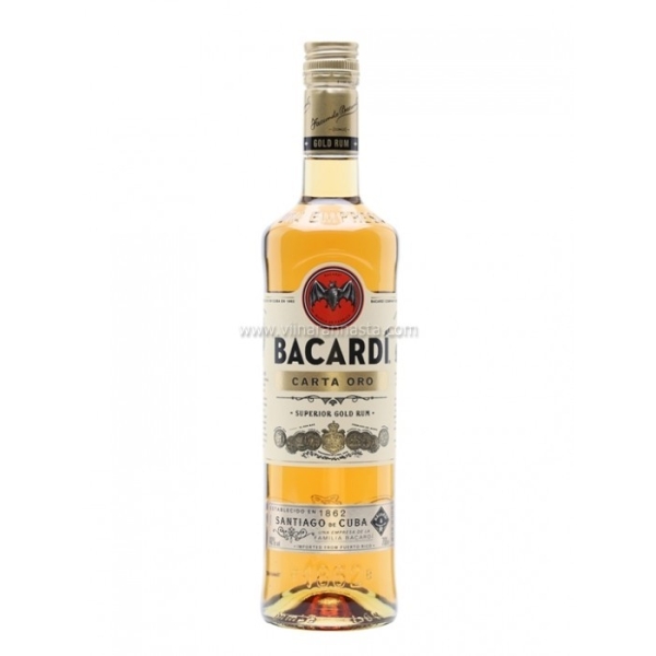 Bacardi Carta Oro 37,5% 100cl