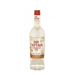 Old Captain Extra Dry White Rum 37.5% 100cl