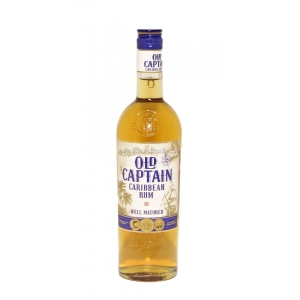 Old Captain Well Matured Brown Rum 37.5% 100cl