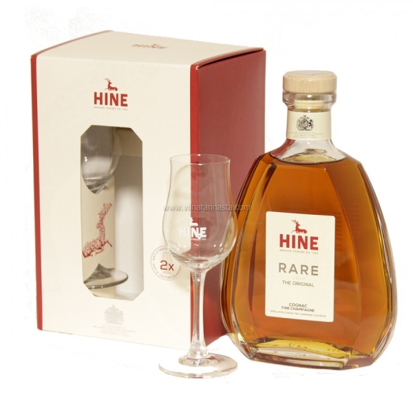 Hine Rare VSOP 40% 70cl komplekts ar 2 glāzēm