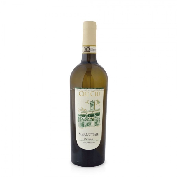 Offida DOCG Pecorino Merlettaie bioloģisks-vegānisks 14% 75cl