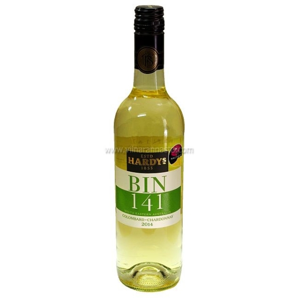 Hardys  BIN 141 Colombard Chardonnay 12% 75cl