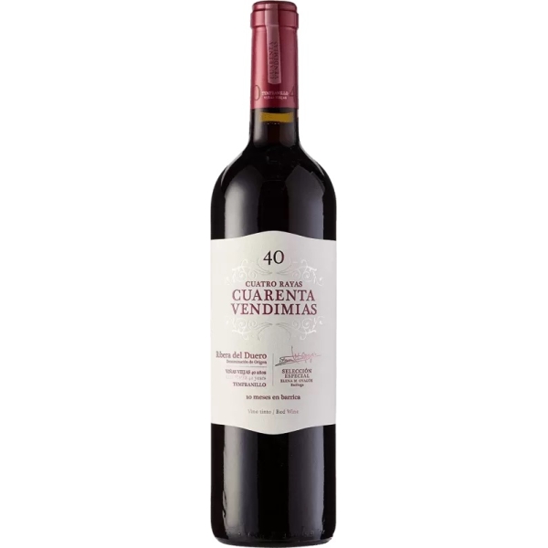 Cuatro Rayas Cuarenta Vendimias Ribera del Duero Tempranillo 14% 75cl