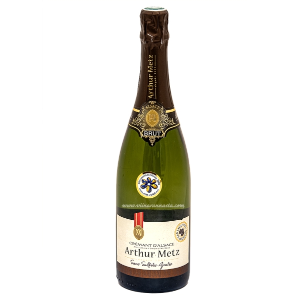 Arthur Metz Cremant Brut No Sulphites 12% 75cl