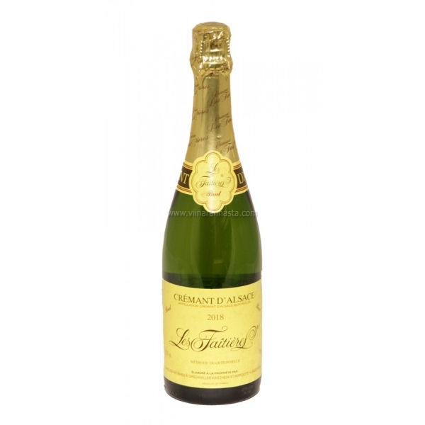 Cremant d`Alsace Les Faitieres Brut 12,5% 75cl